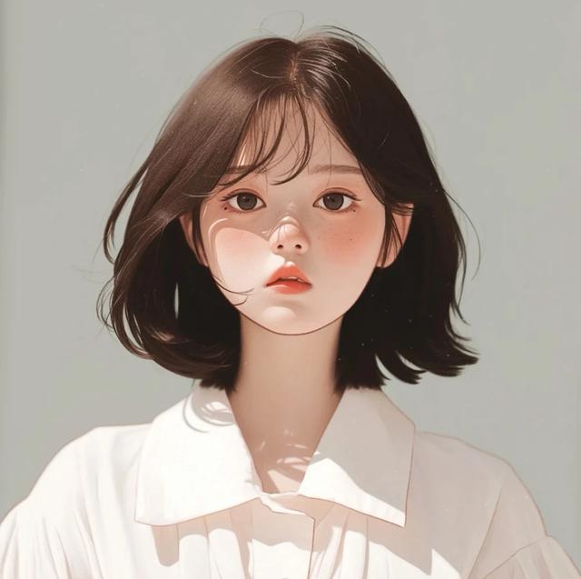 简单气质女生头像