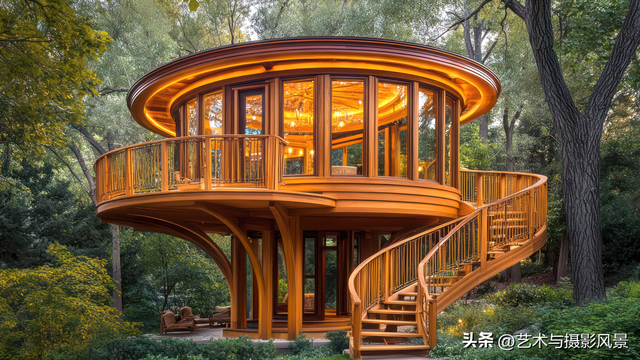 逃离现实：在梦幻树屋中寻找内心的宁静！