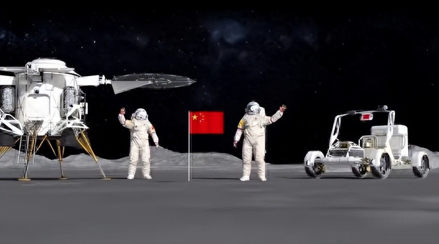 中国载人登月又传捷报！吊着陆器试验藏着大玄机，2030年踏月稳了