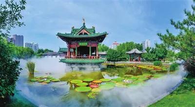 芳林缀满城 太原正向着公园城市华美转身