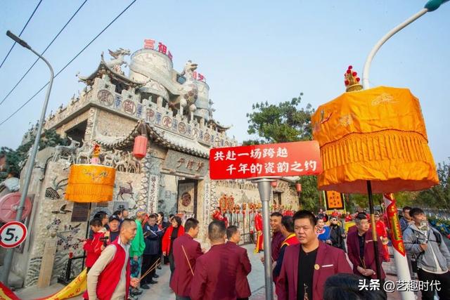 湄洲妈祖圣像安座天津瓷艺园 北方妈祖文化再添新地标