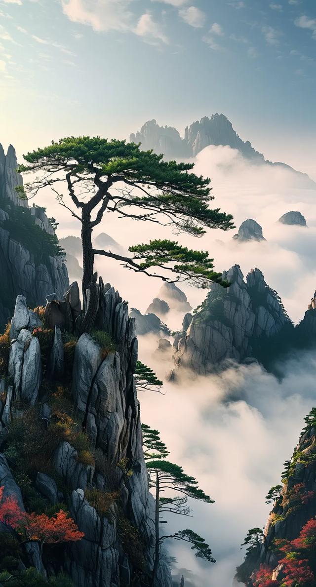 黄山风景区是中国的旅游胜地，