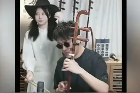 清流:“二饼胡拉”马云飞、力哥组合被誉为二胡界“神雕侠侣”图片