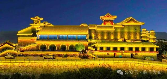 临县大度山亮化工程点亮文旅融合发展之光