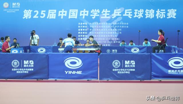 第25届中国中学生乒乓球锦标赛枣庄开战