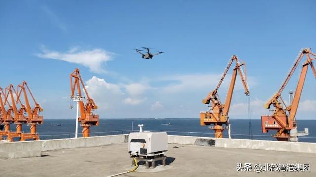 在北部湾港集团无人机竟然可以……