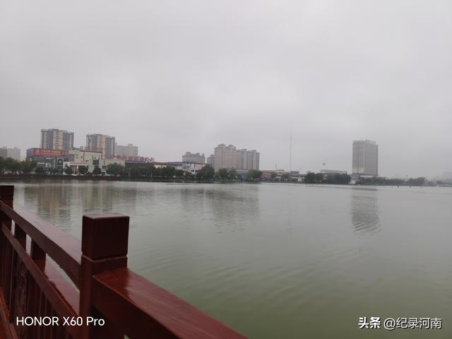 七上八下全国文明城市柘城县迎来汛期，晨练国家湿地公园榕湖发现