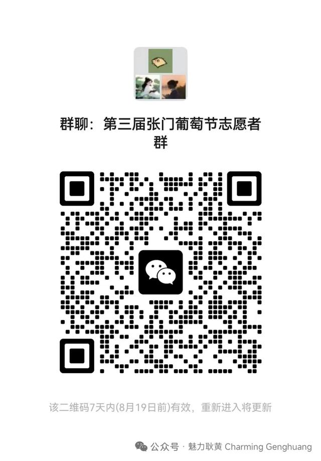 @全体凤泉青年，第三届凤泉张门葡萄文化节志愿者招募啦！
