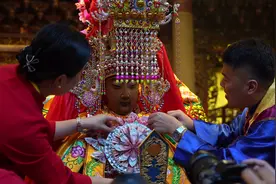 妈祖“九宝”都有哪些？祖庙妈祖石雕像手持如意，竟然还有这功能图片