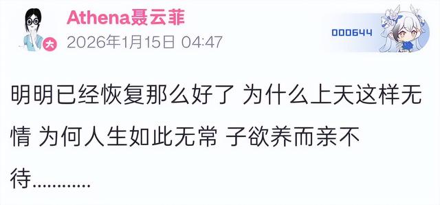 聂卫平女儿发布讣告公开	，暗示父亲离世真相，不是癌症那么简单