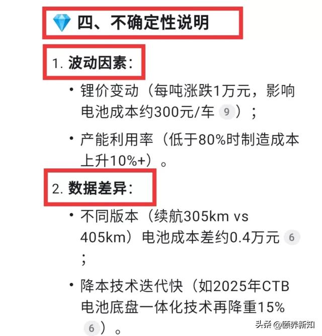 DeepSeek竟算出了一辆比亚迪海鸥的实际生产成本，真的是厉害了!