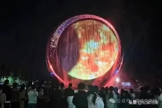 全国文明城市全国百强县商丘市永城走笔之日月同辉“大戒指”