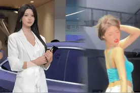 车展变"肉展"？成都车展女子大尺度动作视频曝光，奇瑞客服回应图片