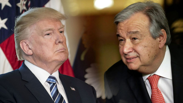 特朗普签字走人，中方送6字	，话音刚落，联合国警告剥夺美投票权