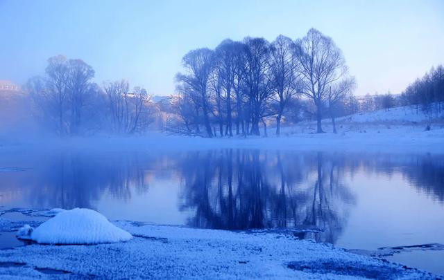 冬季呼伦贝尔海拉尔、阿尔山、满洲里、根河不冻河、漠河、北极村