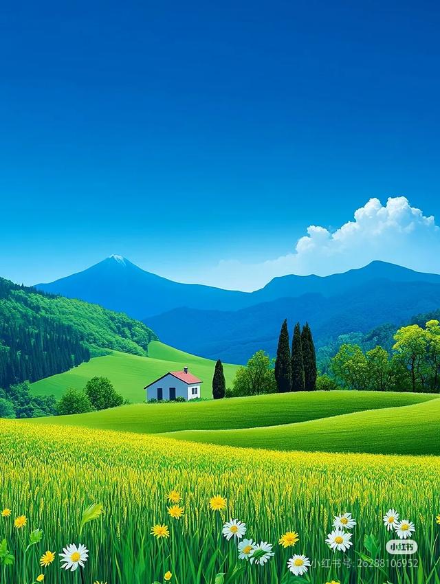 青山绿水风光旖旎