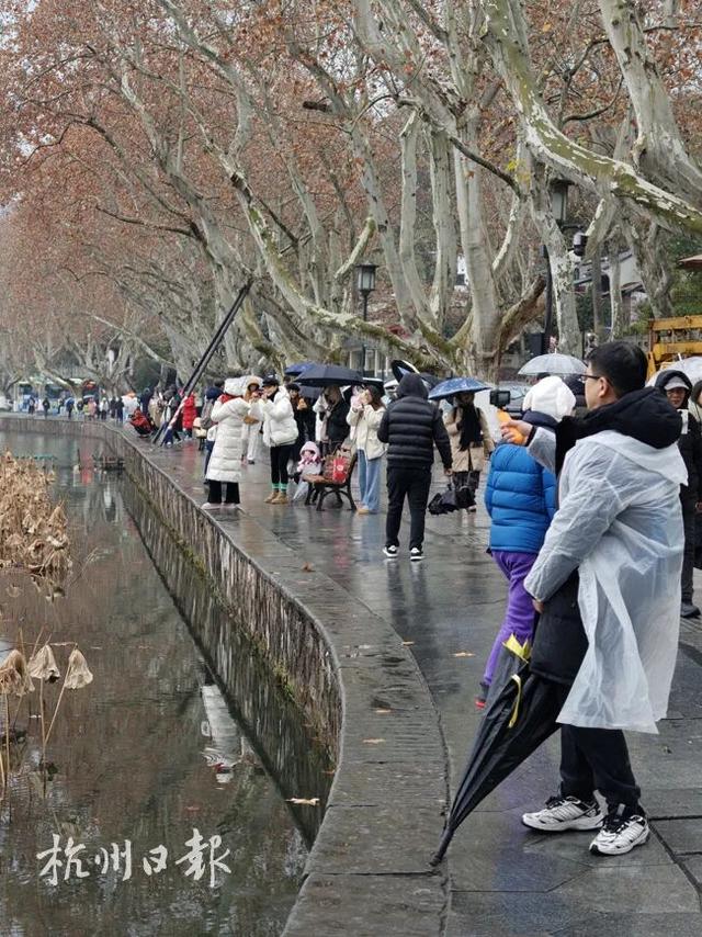 此刻断桥！人人人人雪人人人人人！有人拎着行李箱就来了：太惊喜了