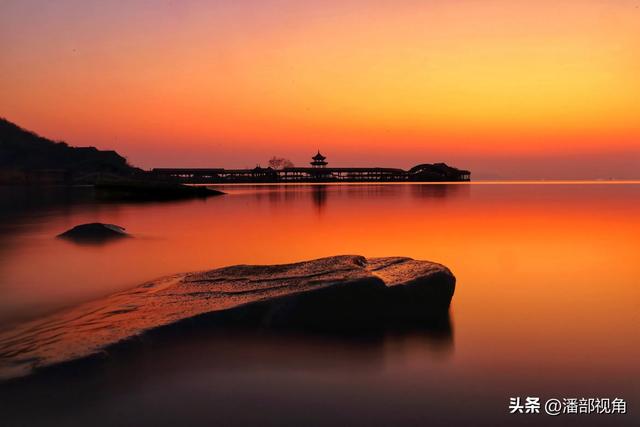 无锡太湖边上董坞里，看日落的好地方