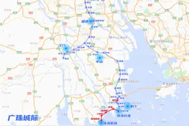 为什么广珠城际铁路的客运量较广东的其他城际铁路线路更大？图片