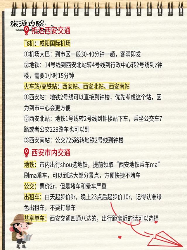🏛️西安3天2夜深度游攻略踩雷无数总结的干货