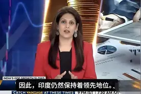 看印度“甲亢姐”主持新闻，你会感觉，连外星人都打不过印度人图片