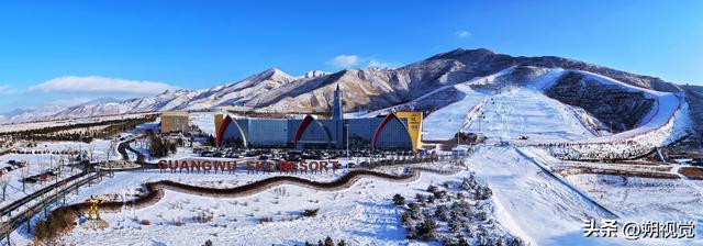 山阴县，雪后的广武国际滑雪场
