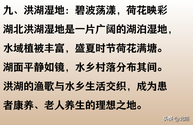 中国最美的十大湿地公园，风景堪比江南水乡。