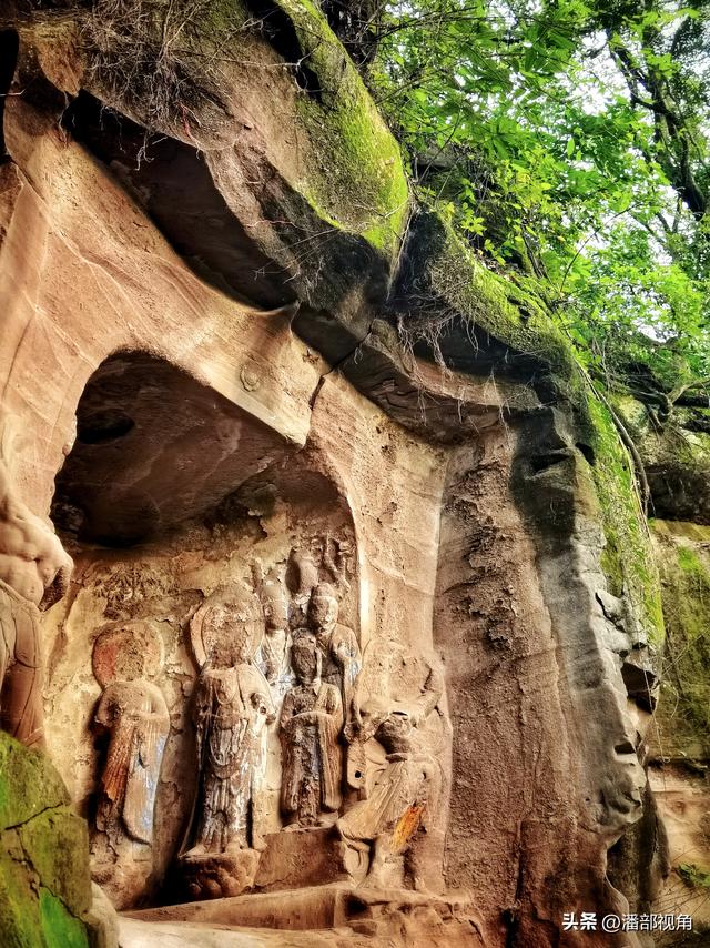 唐风满满的安岳千佛寨摩岩造像，竟然还是免费的