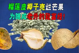 榴莲皮椰子壳烂芒果，为啥成了老外们的致富经！还创造产值上亿！图片