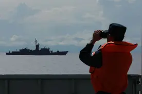 大陆19艘军舰围台，山东舰首次进入台“应变区”，王毅就统一定调图片