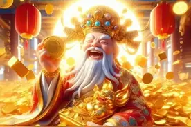 恭喜你被财神爷盯上了！送你三千万，祝你财源滚滚！图片