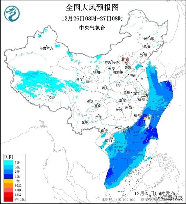 冷空气<em></em>"控场<em></em>"！25-28日雨雪大风锁定多地，台湾海峡阵风达11级