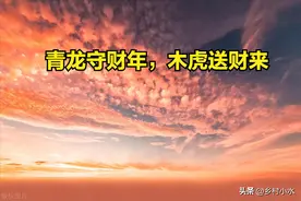 老人说：2024年是“青龙守财年，木虎送财来”，啥意思？木虎指啥图片