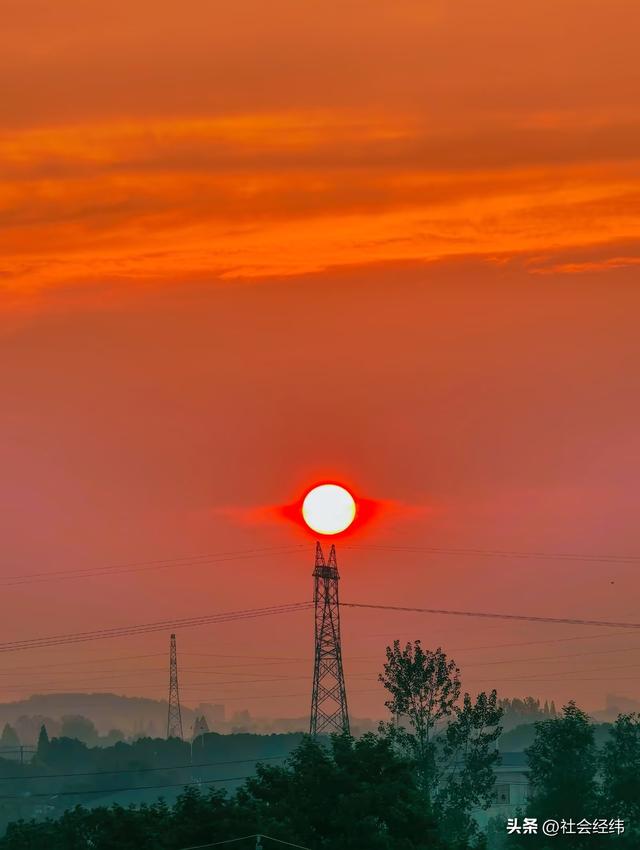 每日一景|天目湖——旭日东升耀晨光·落日余晖映晚霞