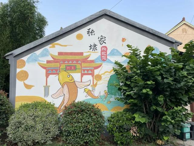 现场实拍界牌镇张家埭村，村景好美