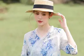 夏季短款改良汉服上衣裁剪图，配裤子裙子都好看，动手做起来！图片