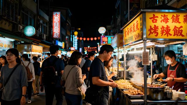 金风拂过淡水河，秋韵漫染台北城 —— 宝岛秋日的枫红诗行