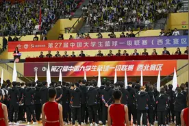 CUBAL开幕，山西师范大学男篮揭幕战首胜！图片