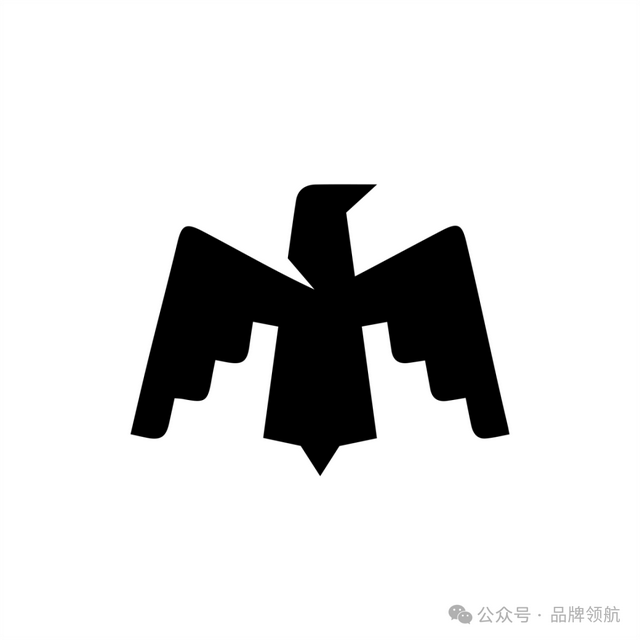 字母M图形创意logo，M的识别在26个字母中排第四