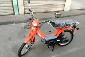 80年代的豪车，轻骑的鼻祖，嘉陵50，记忆中的红公鸡，好骑耐造图片