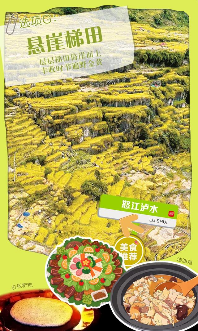 开屏策划｜【选择题】秋天到云南，看________，吃________