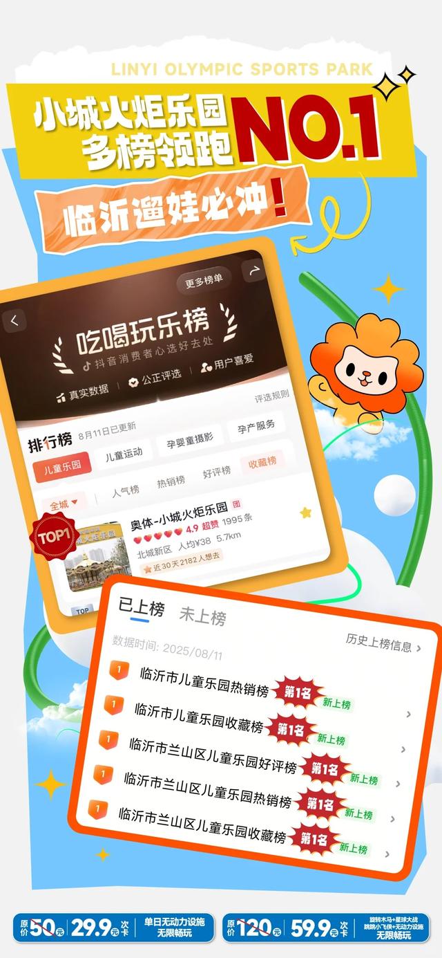 暑假进度条过半，临沂这些遛娃胜地你都打卡了吗？