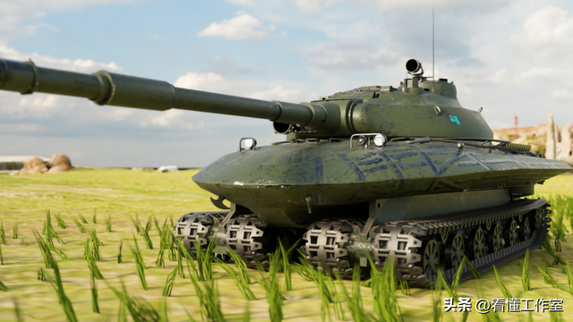 硬扛核爆的苏联279核战坦克：碟形炮塔太过科幻，防御做到了极致