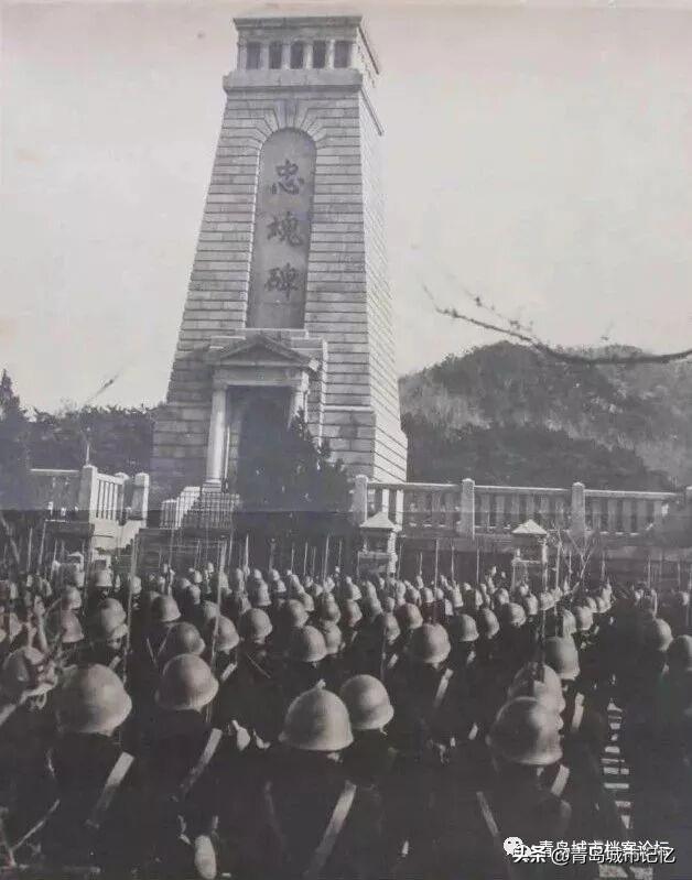 中山公园坐索道的这个地方，日寇曾在此建造大型“忠魂碑”