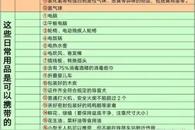 准备坐高铁出游的朋友，最全高铁列车禁止携带品清单来了图片