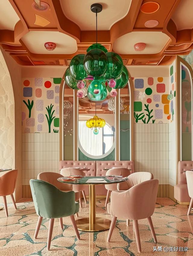 此间春日梦幻餐厅有着来自春天的明媚，春意盎然令人心花怒放！