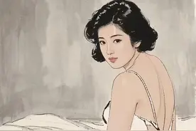 如何画美女水墨画图片