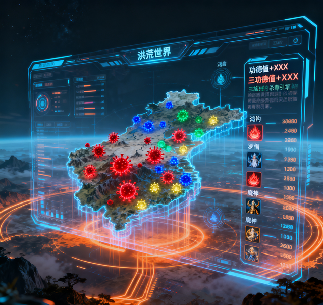 洪荒第一批“玩家”入场！魔神转生，开局收割天道功德