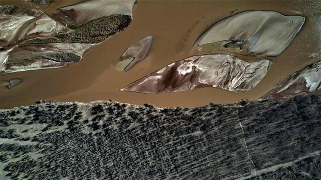 冬日黄河美景如画