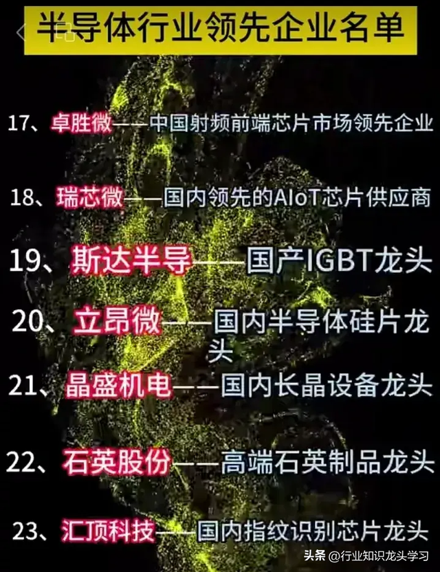 值得珍藏：半导体领先企业+机器人+军工+华为+算力+AI应用+服务器